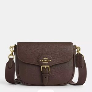 Amelia Saddle Bag in brown